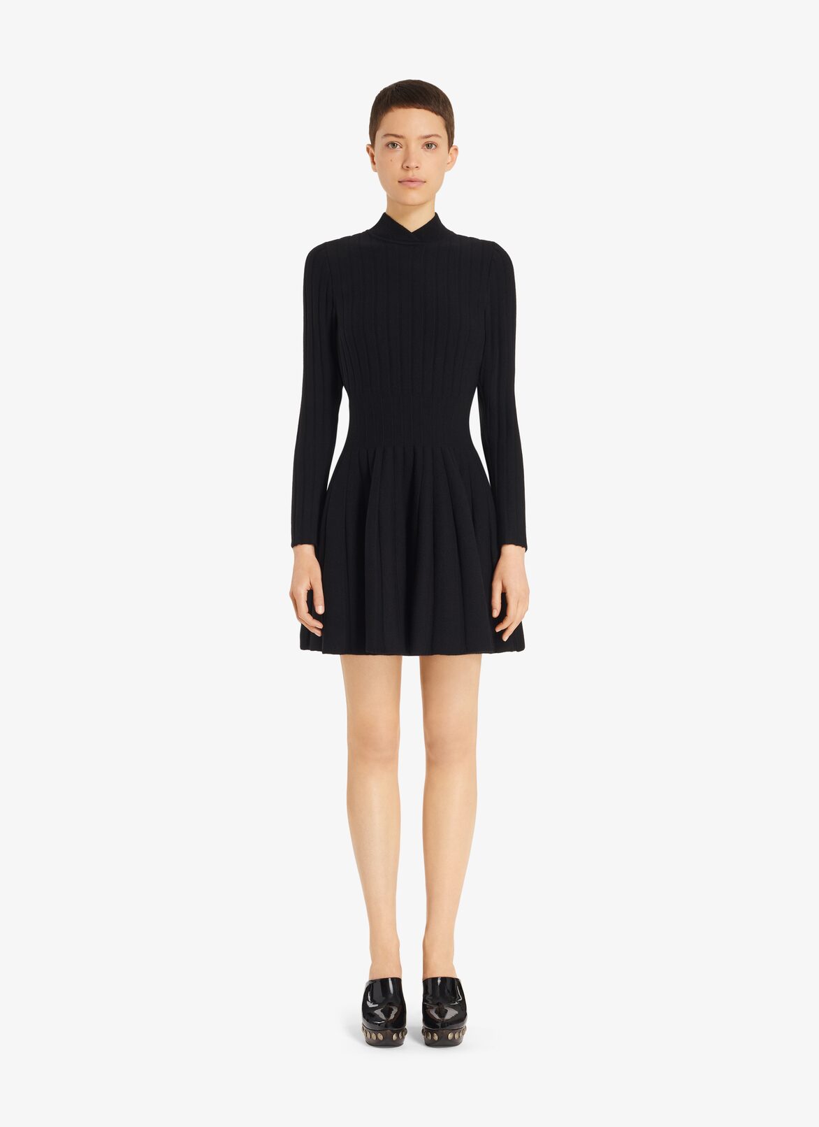 Black skater dress ALAÏA BLACK BLACK SKATER DRESS
